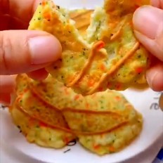 補鈣補蛋白質的豆腐餅的做法-咸鮮味煎菜譜