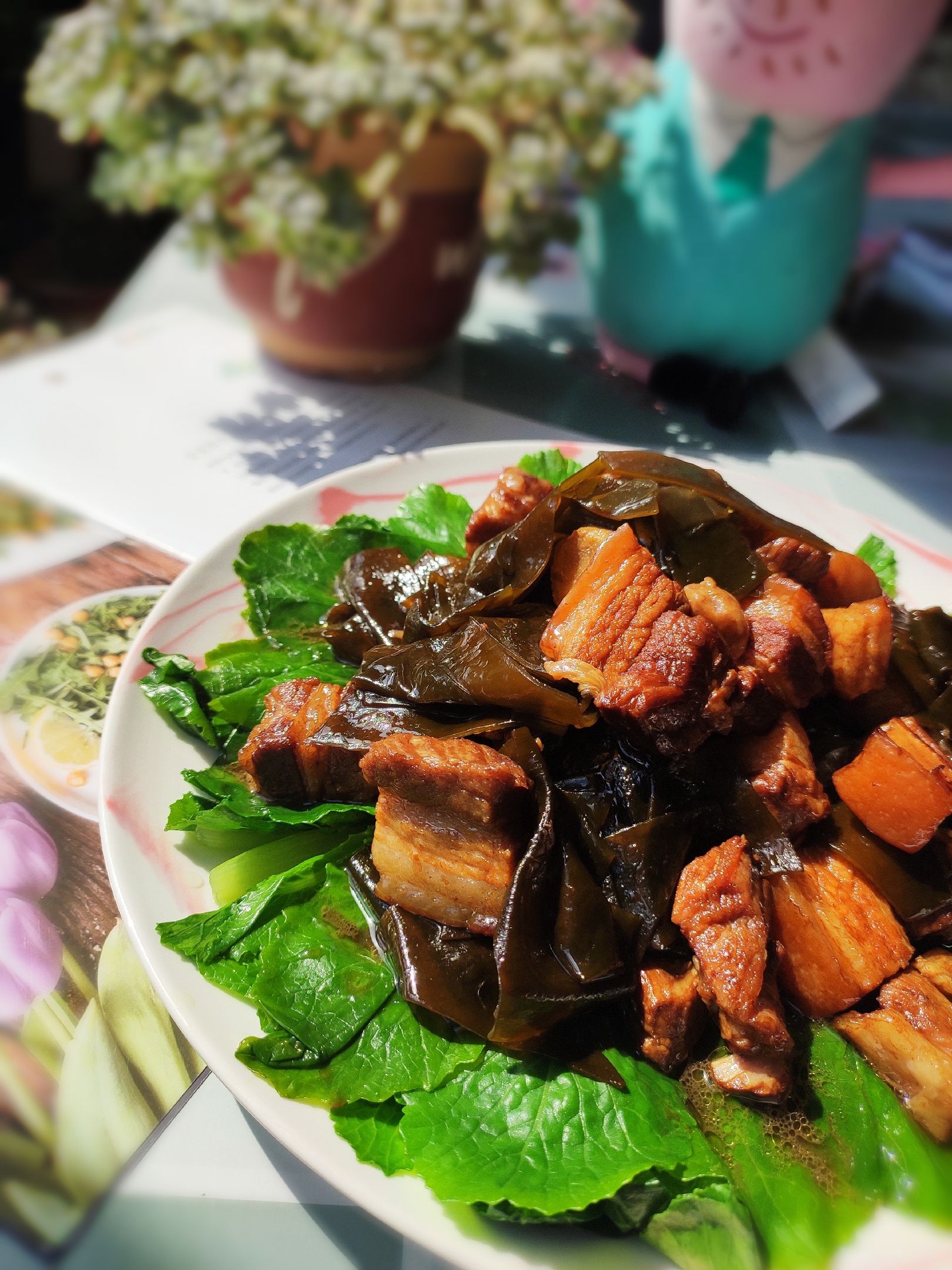 紅燒肉燉海帶的做法-咸鮮味燉菜譜