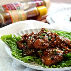 芝麻煎雞腿的做法-咸鮮味煎菜譜