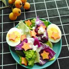 雞蛋蔬菜沙拉的做法-酸甜味拌菜譜