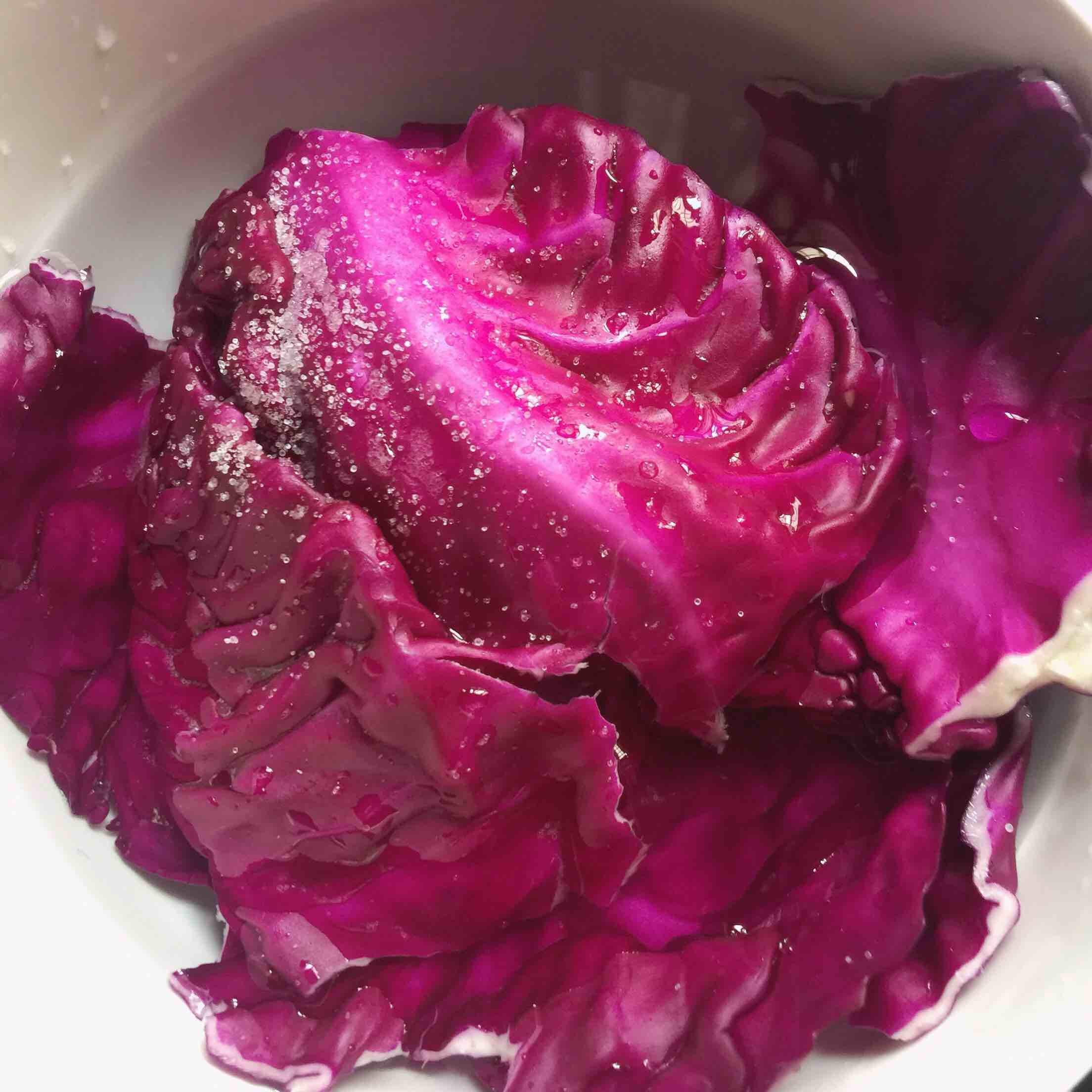 高顏值紫甘藍酸奶懶人減脂沙拉的做法-甜味拌菜譜-易網健康養生網 高顏值紫甘藍酸奶懶人減脂沙拉的做法-甜味拌菜譜