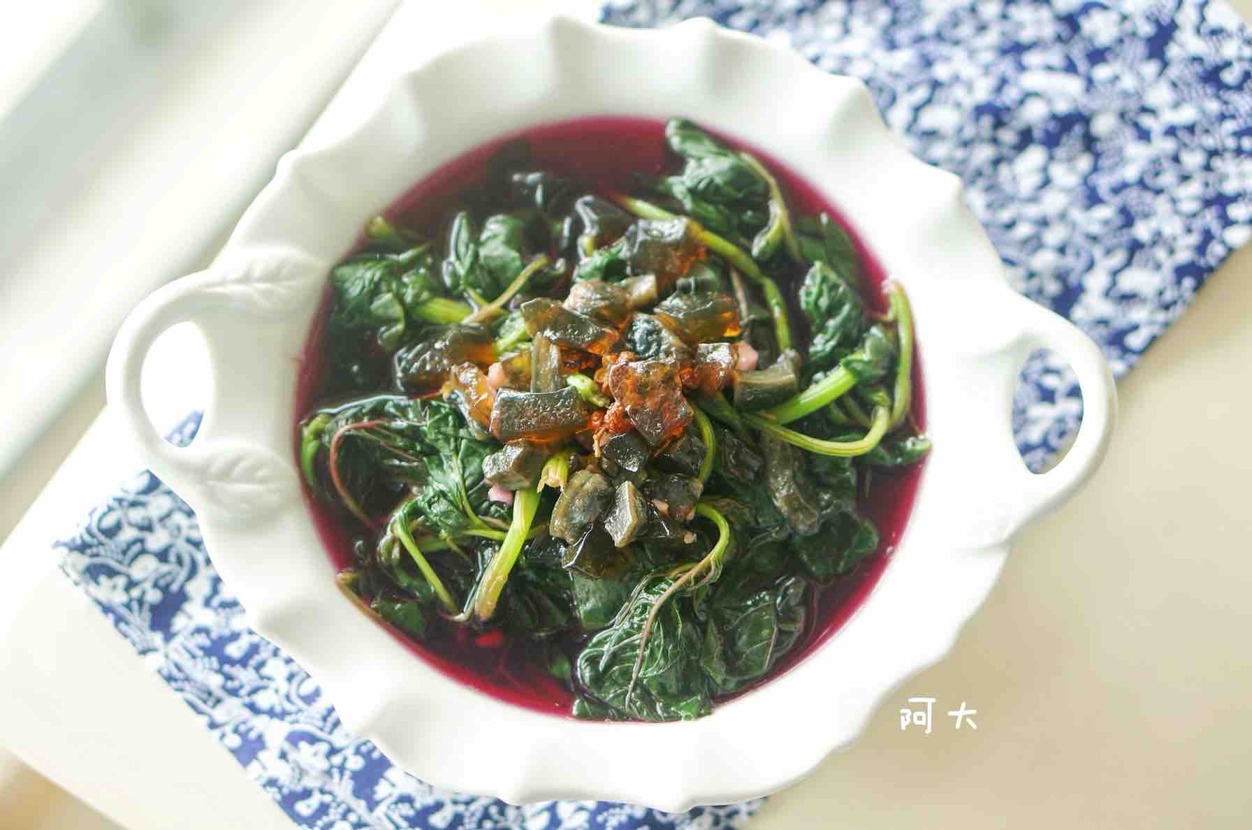 水煮莧菜的做法-咸鮮味煮菜譜