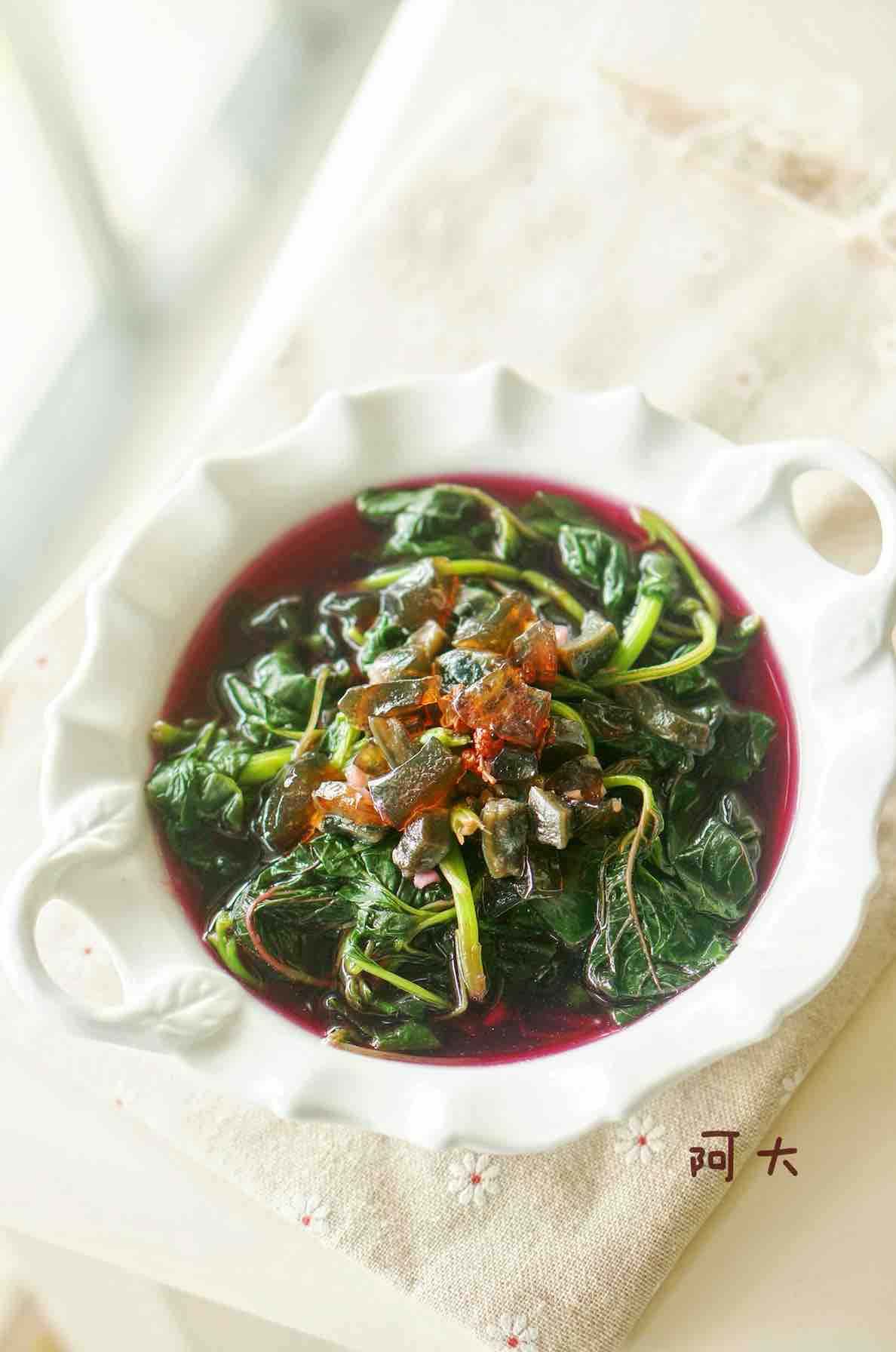 水煮莧菜的做法-咸鮮味煮菜譜