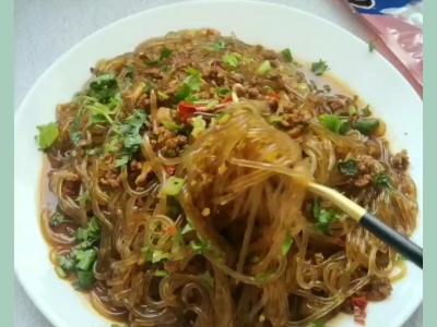 肉沫粉條的做法-咸鮮味炒菜譜