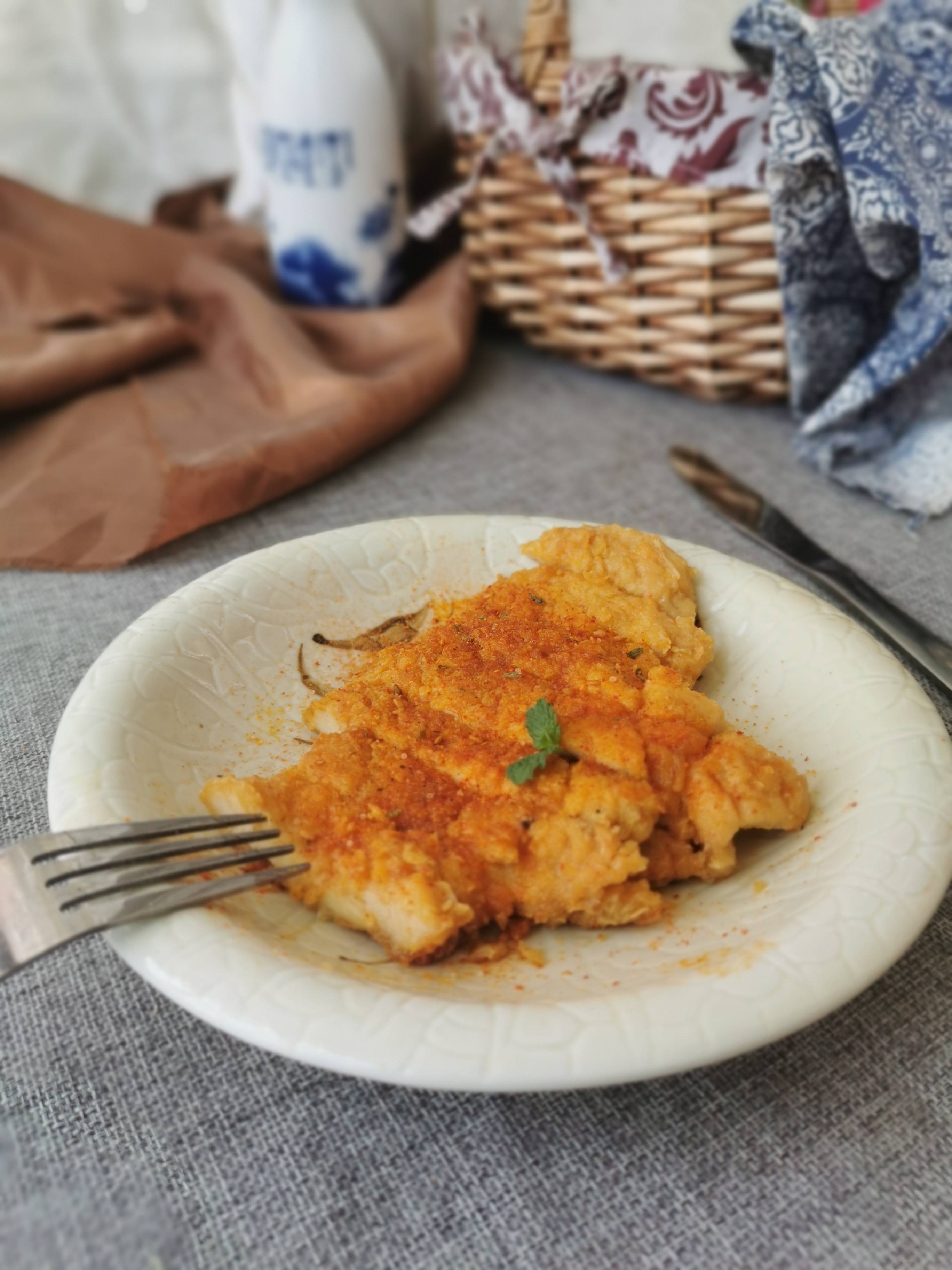 炸雞胸肉排的做法-香辣味炸菜譜