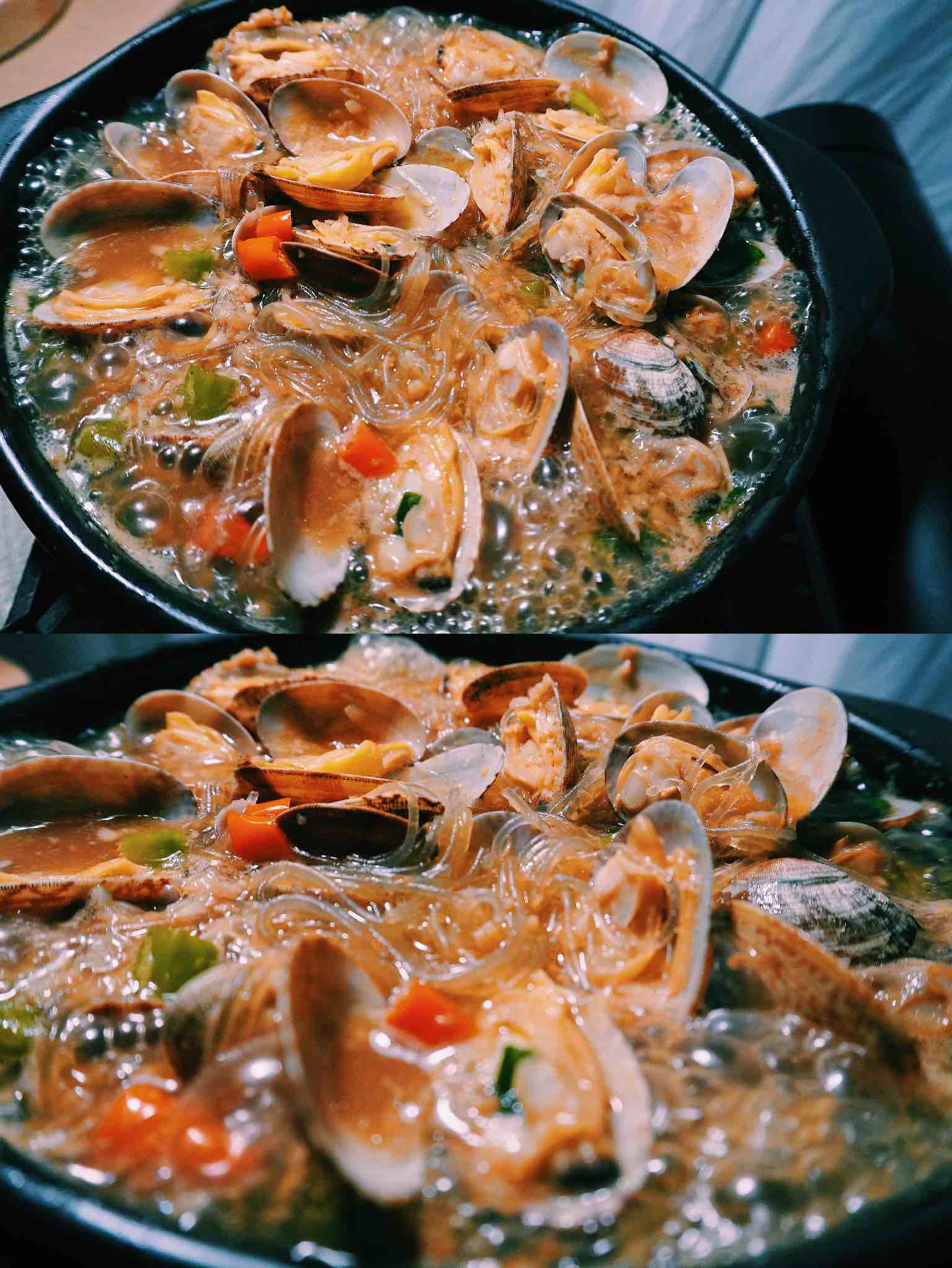 人間美味-深夜放毒【蒜蓉花蛤粉絲】的做法-咸鮮味煮菜譜