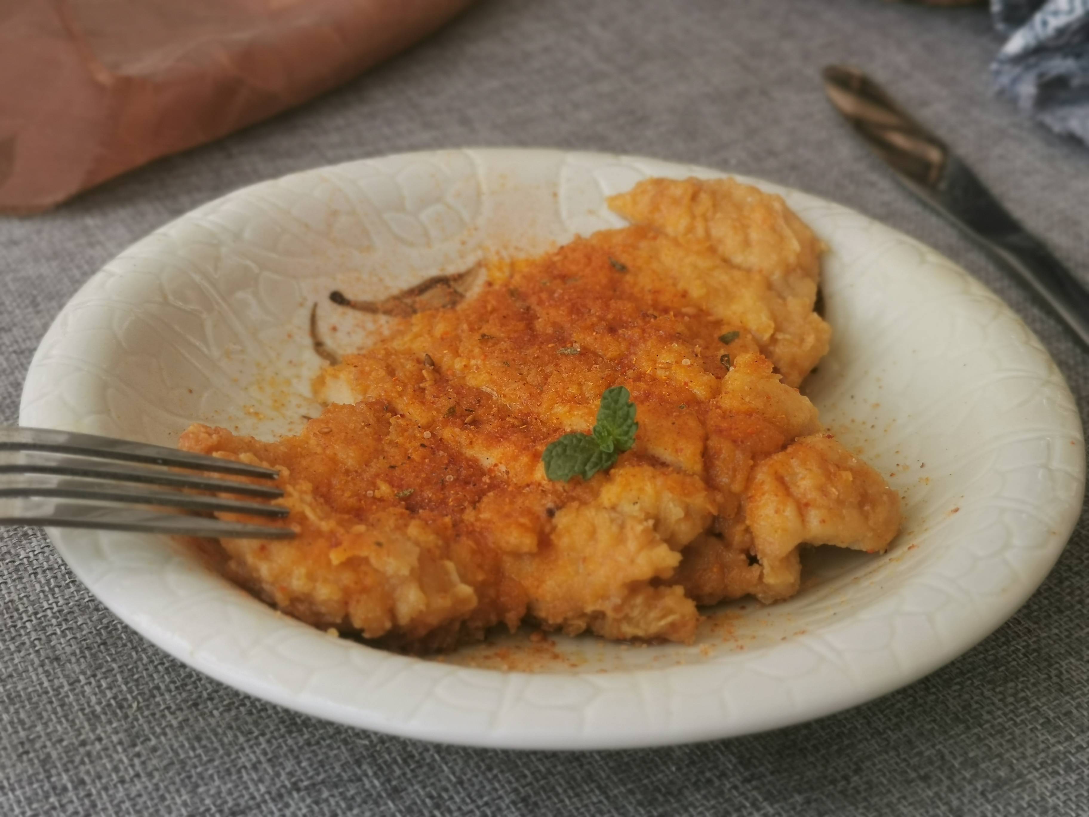 炸雞胸肉排的做法-香辣味炸菜譜