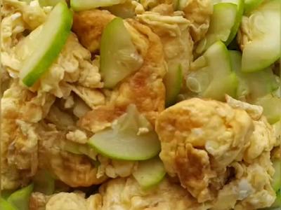 角瓜炒雞蛋的做法-家常味炒菜譜