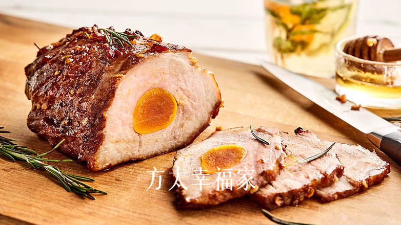 咸蛋叉燒肉的做法-家常味烤菜譜