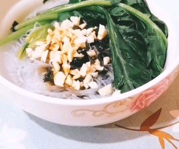 粉絲拌菠菜的做法-咸鮮味拌菜譜