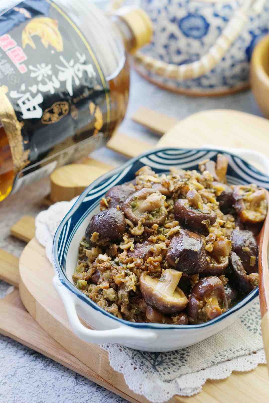 肉沫小香菇。的做法-家常味炒菜譜