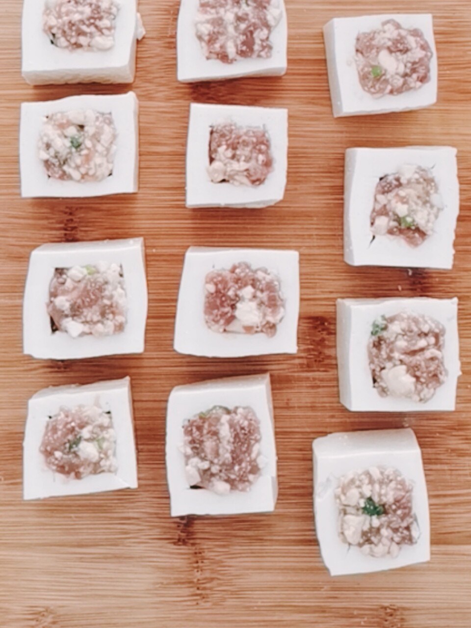 釀豆腐的做法-咸鮮味煎菜譜