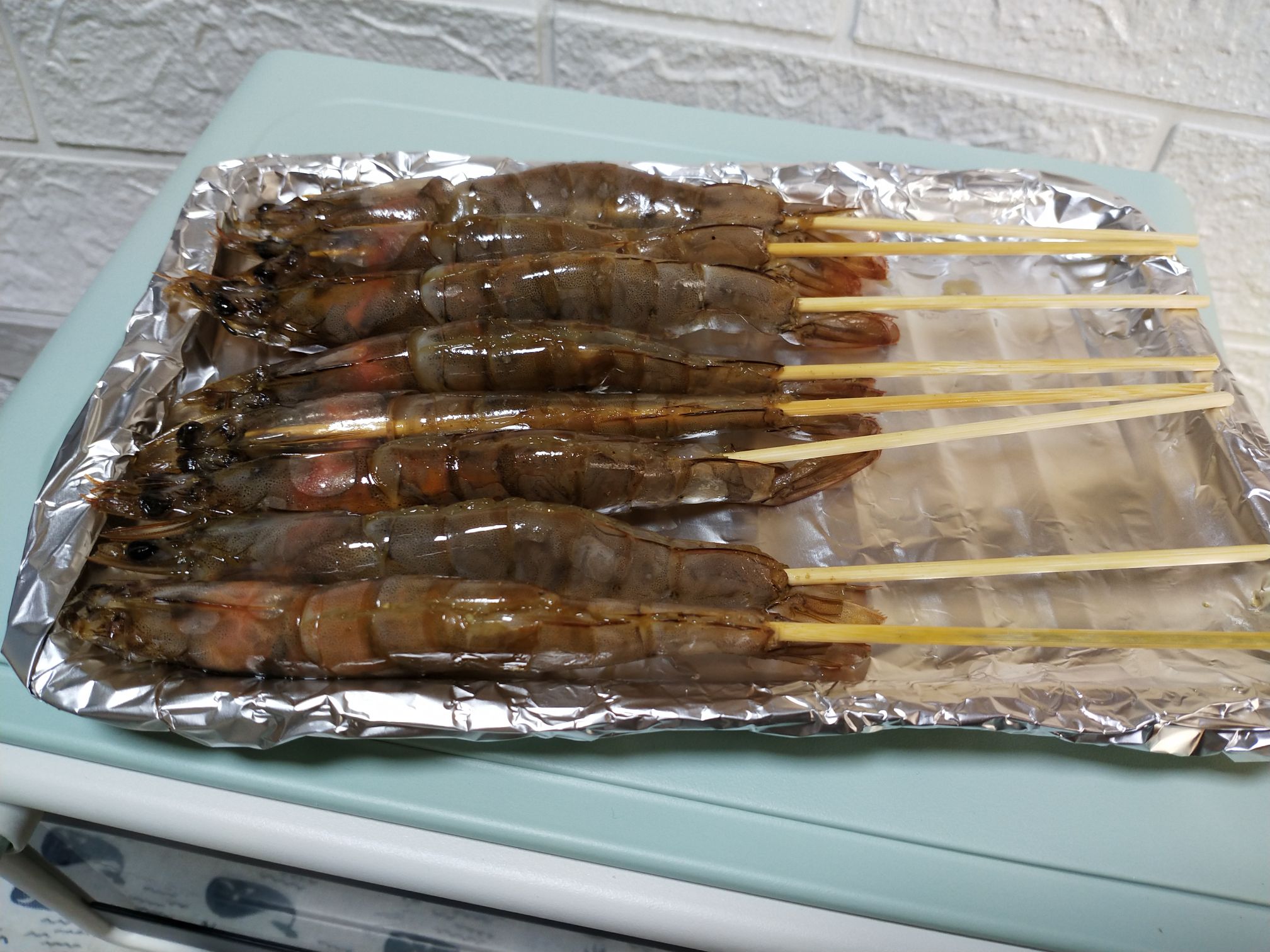 烤大蝦的做法-家常味烤菜譜