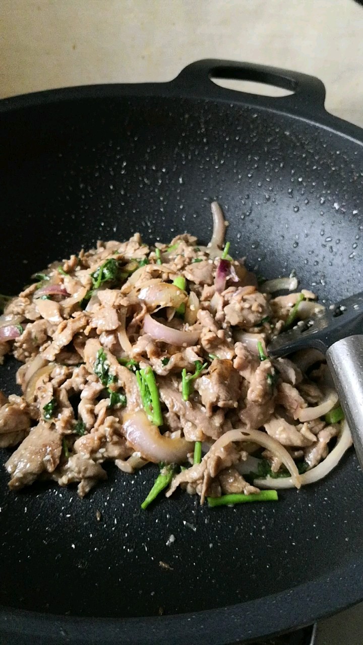 孜然肉片的做法-家常味炒菜譜