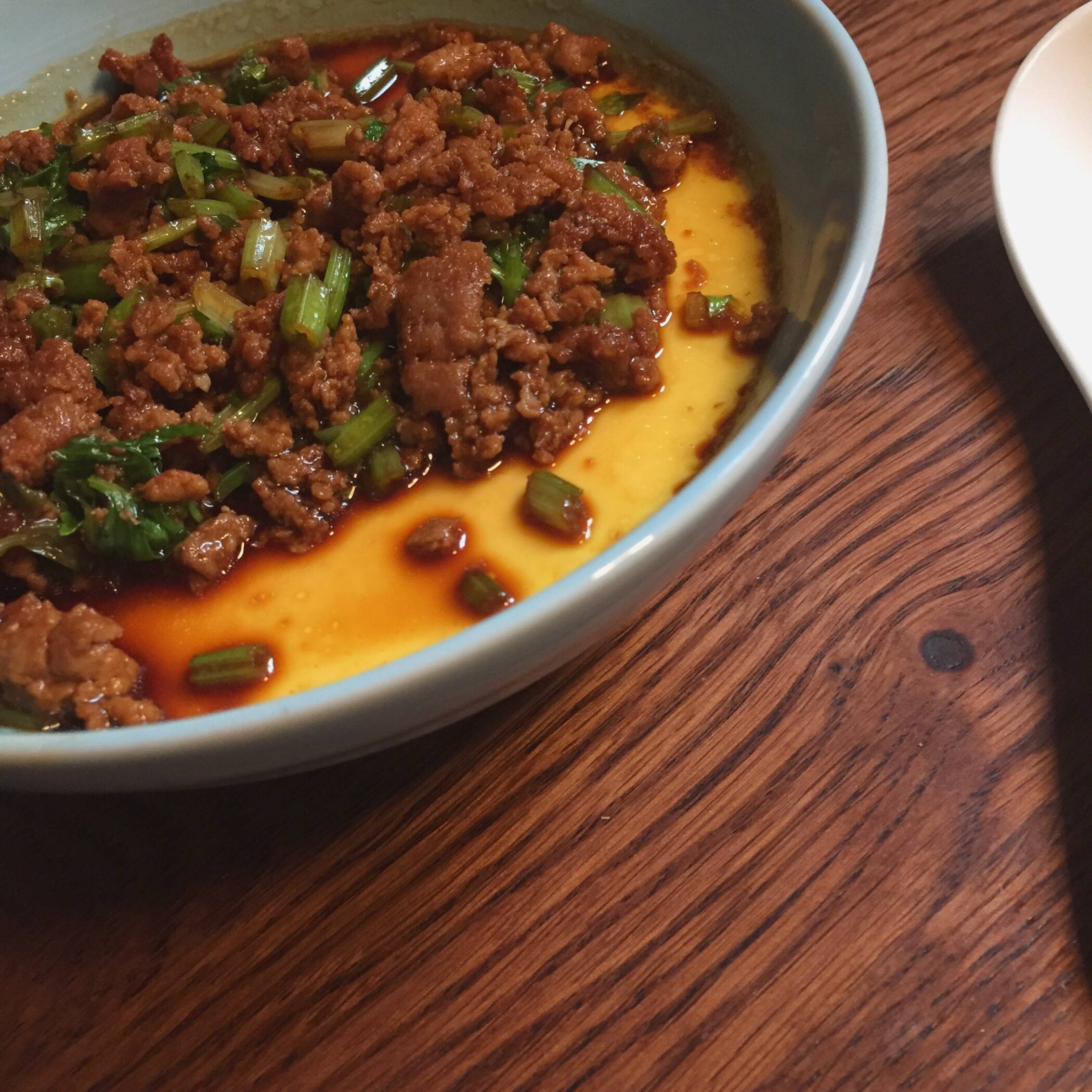 好吃味悠長——肉末蒸蛋的做法-家常味蒸菜譜