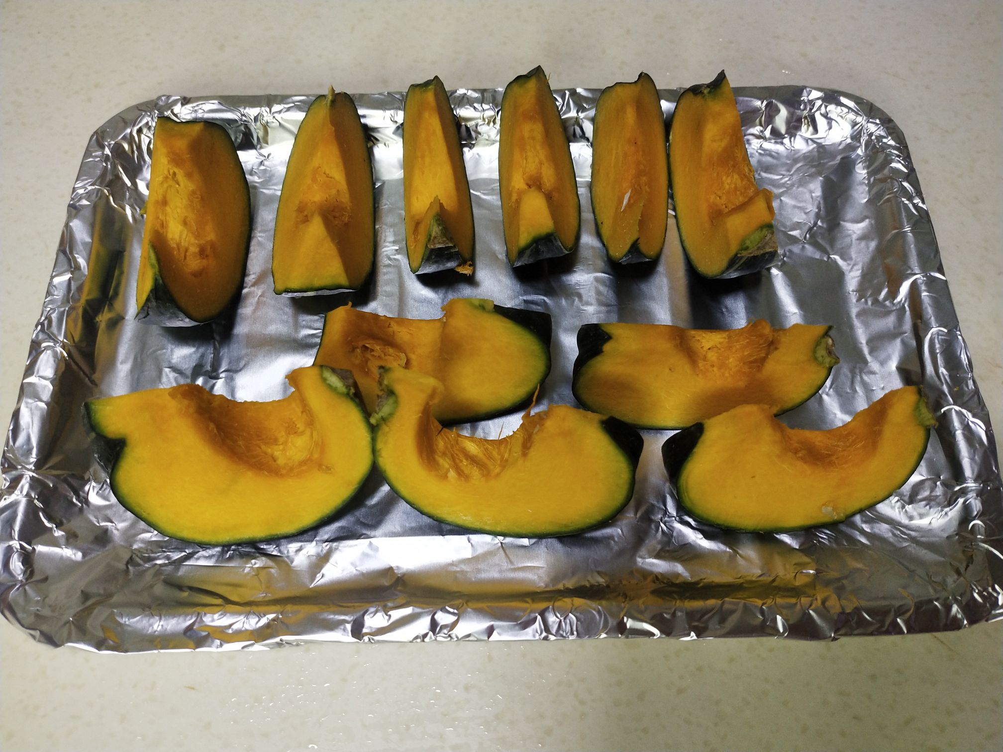 烤南瓜的做法-甜味烤菜譜