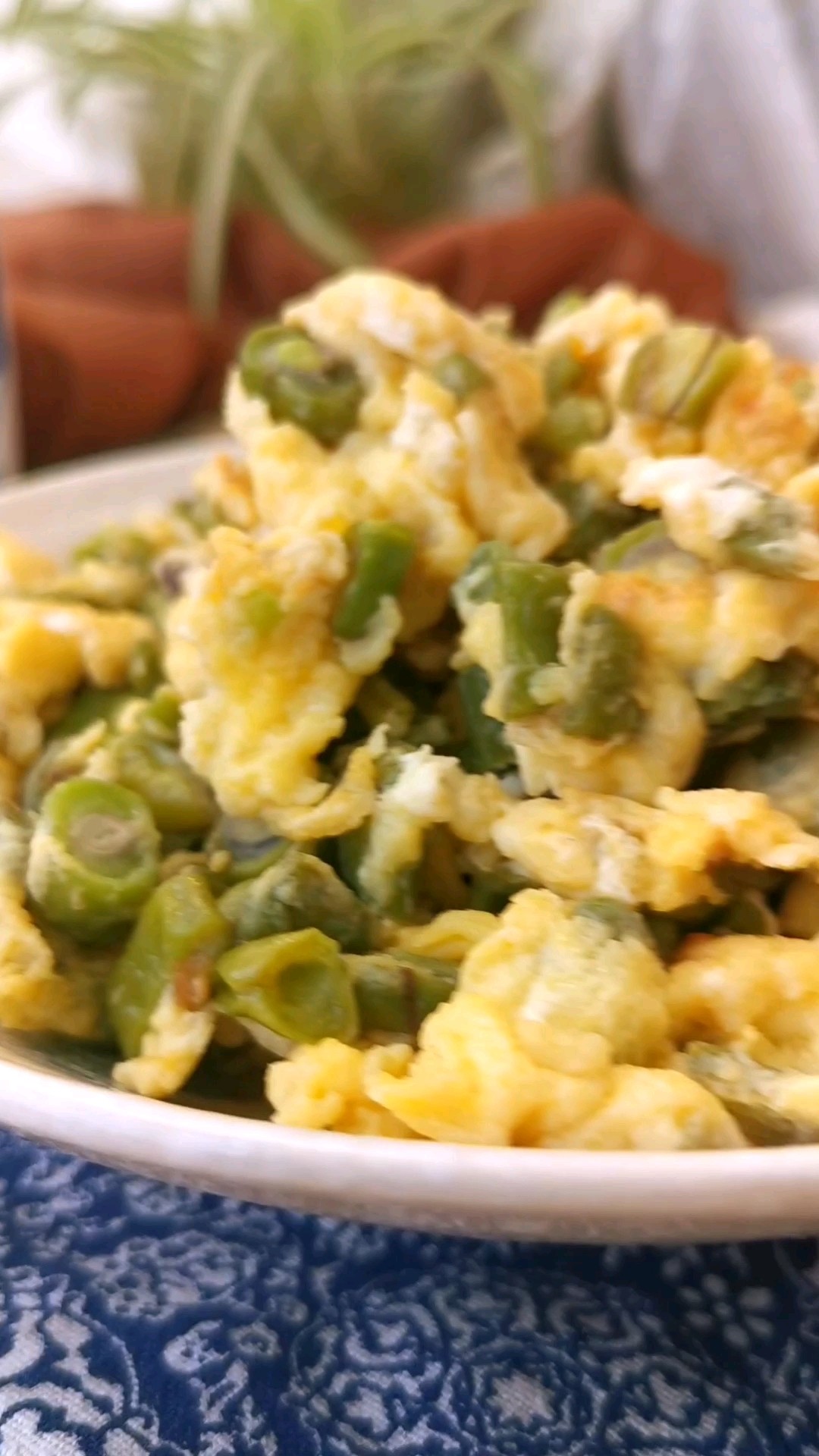 豆角炒雞蛋的做法-家常味炒菜譜