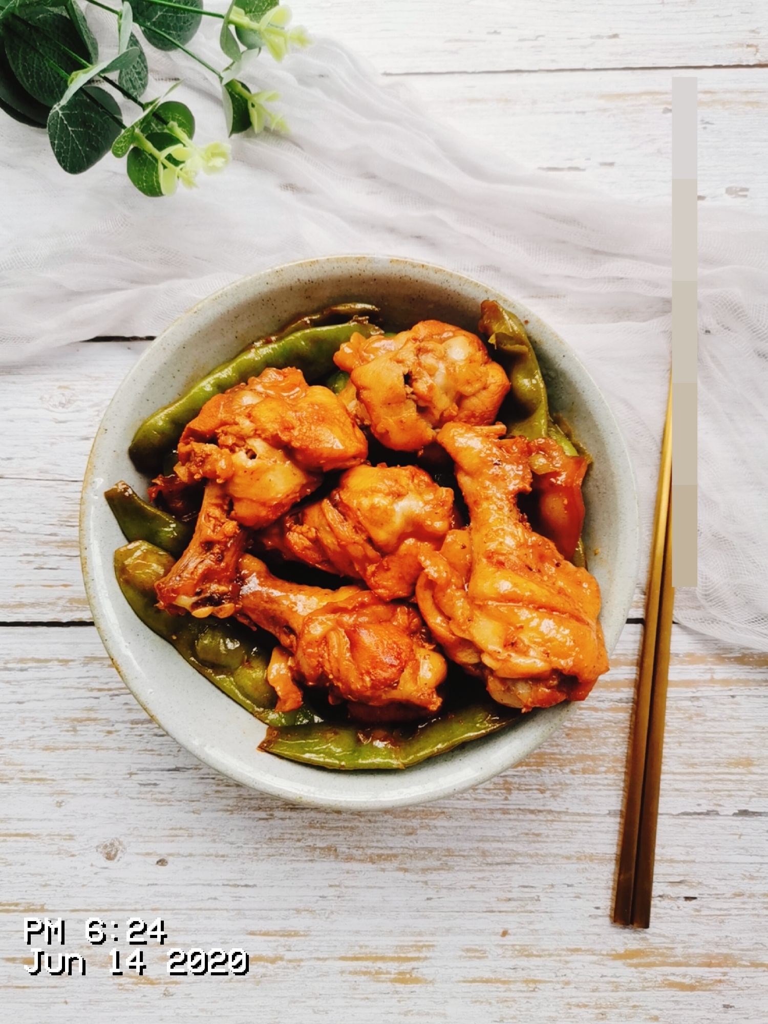 豆角燉雞翅根的做法-咸鮮味燉菜譜