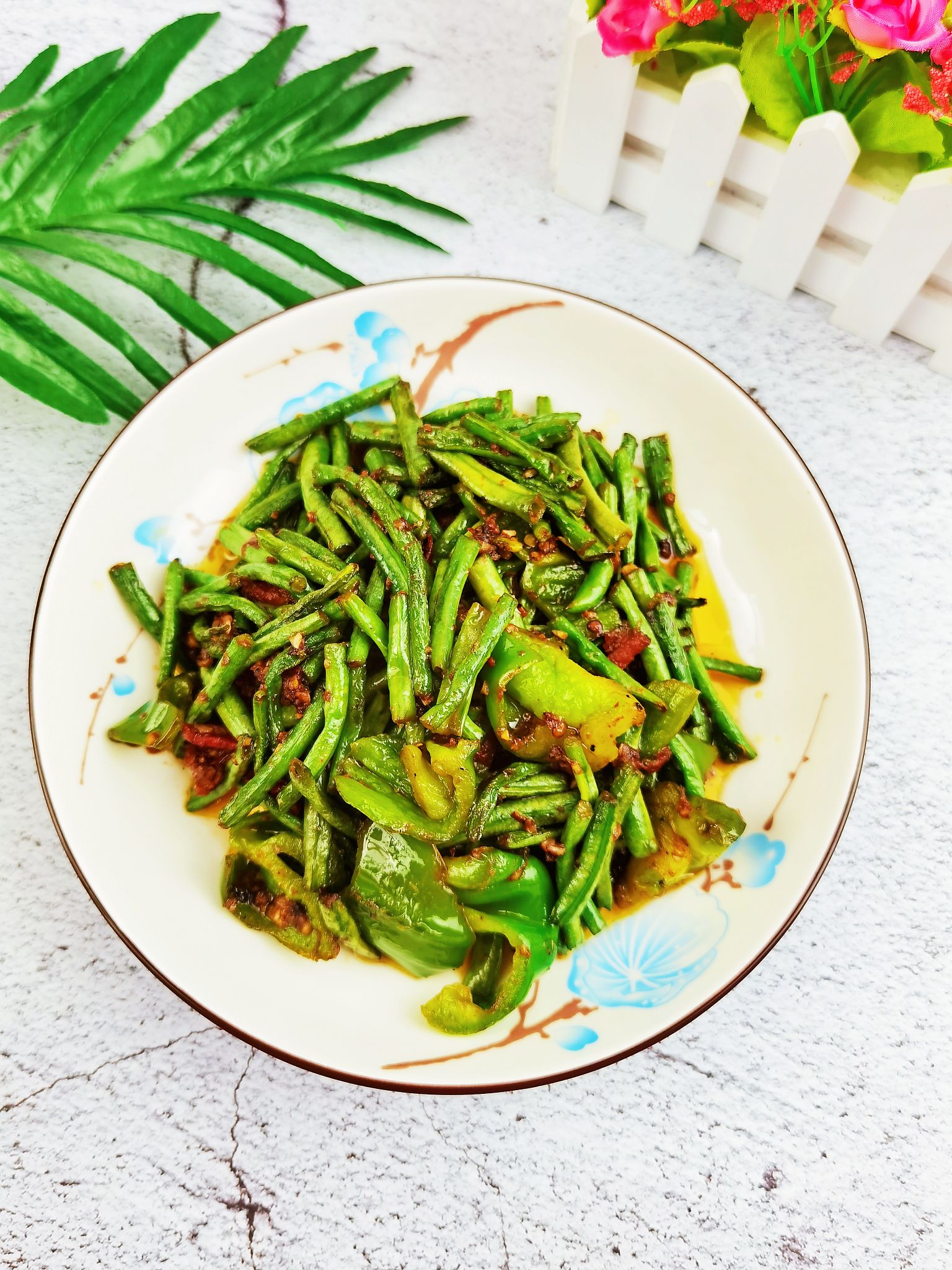 素炒豇豆角的做法-咸鮮味炒菜譜