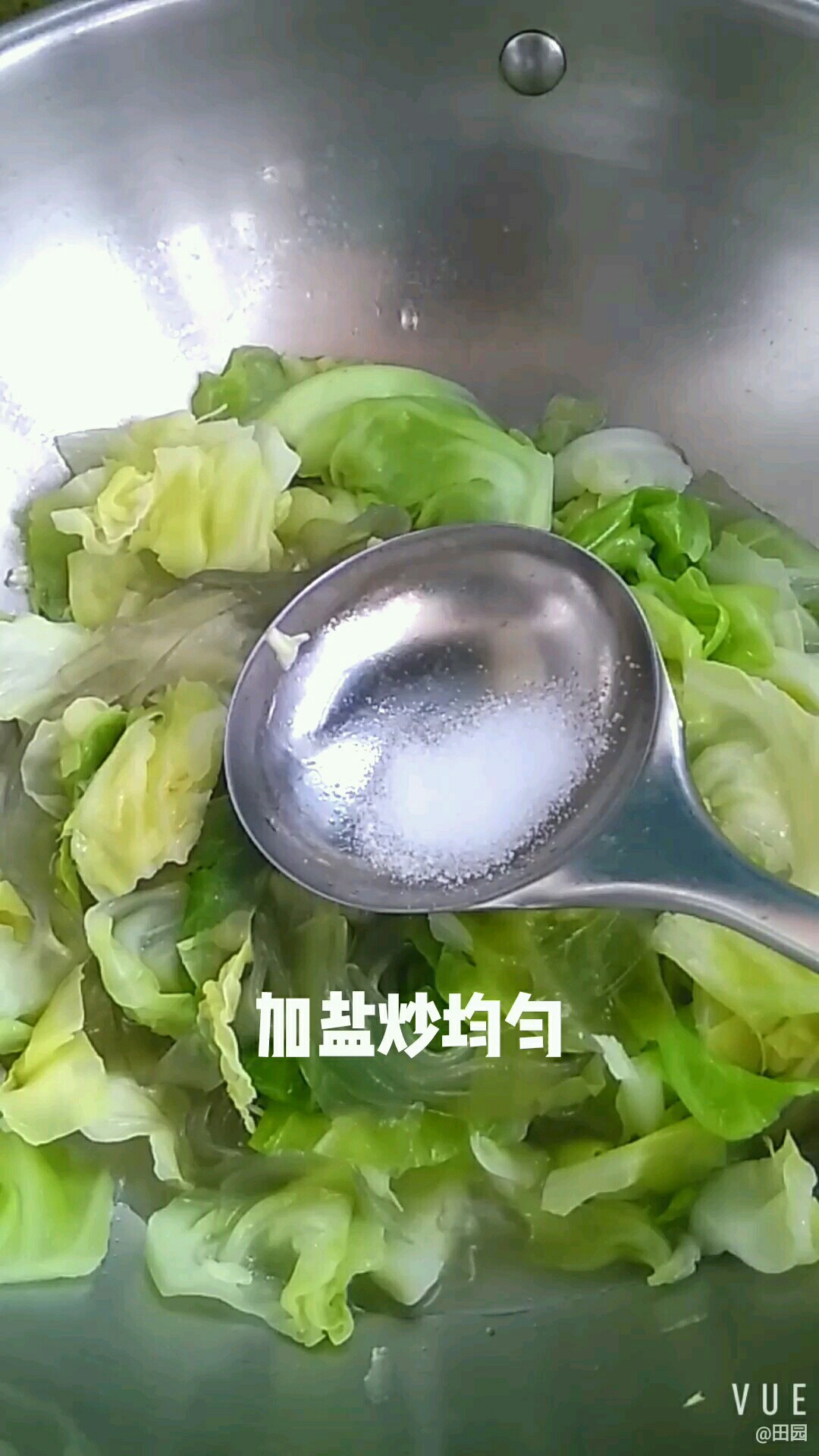 粉條燒圓白菜的做法-家常味燒菜譜