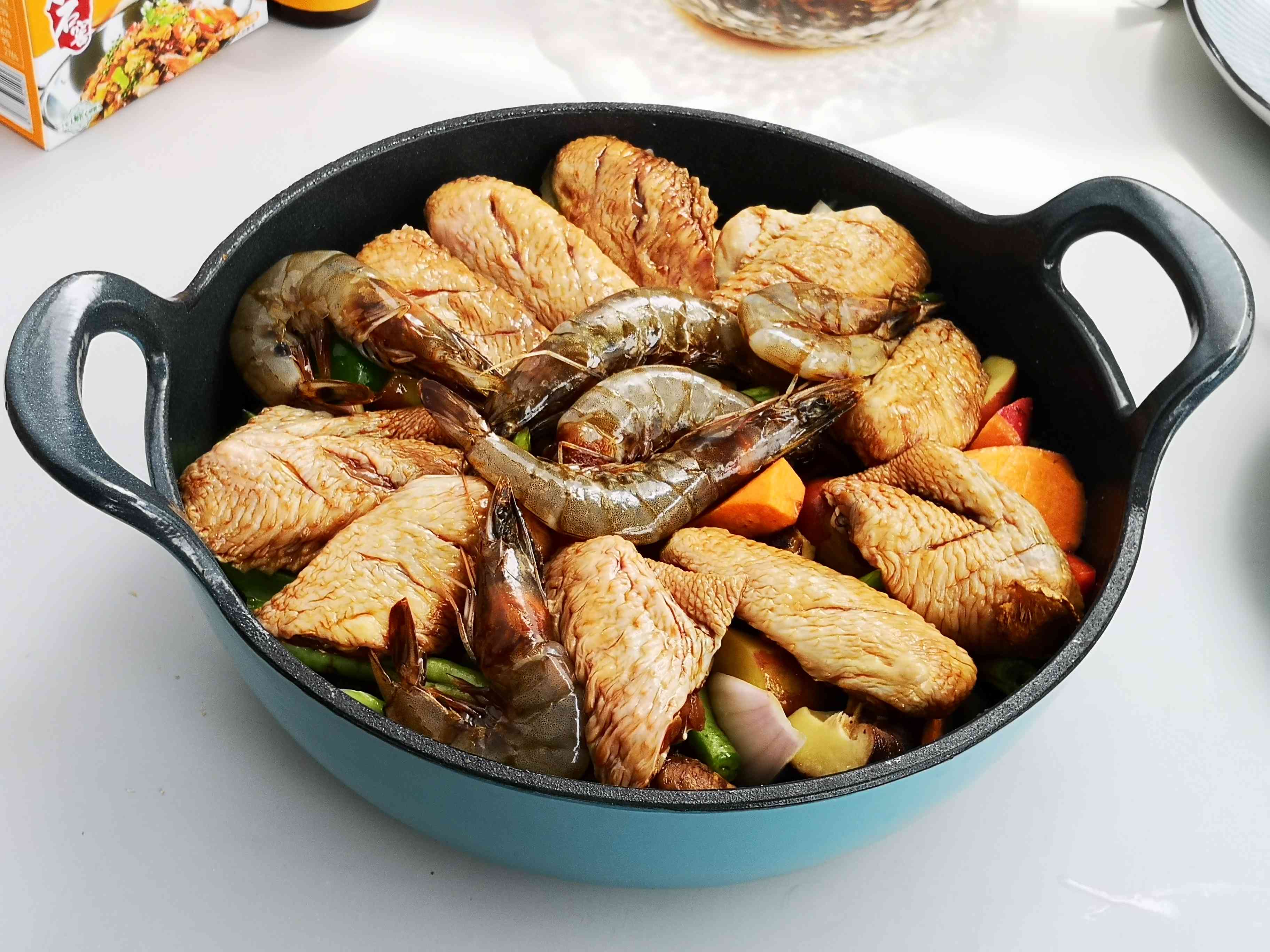 巨好吃，自制燜鍋，秒殺黃記煌的做法-香辣味燜菜譜