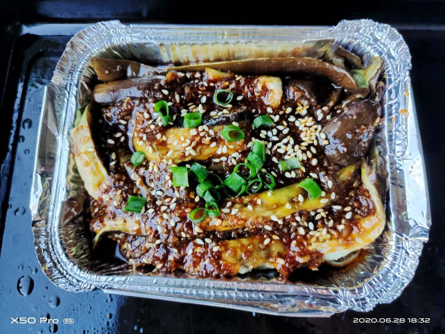 特味錫紙烤茄子的做法-咸鮮味烤菜譜