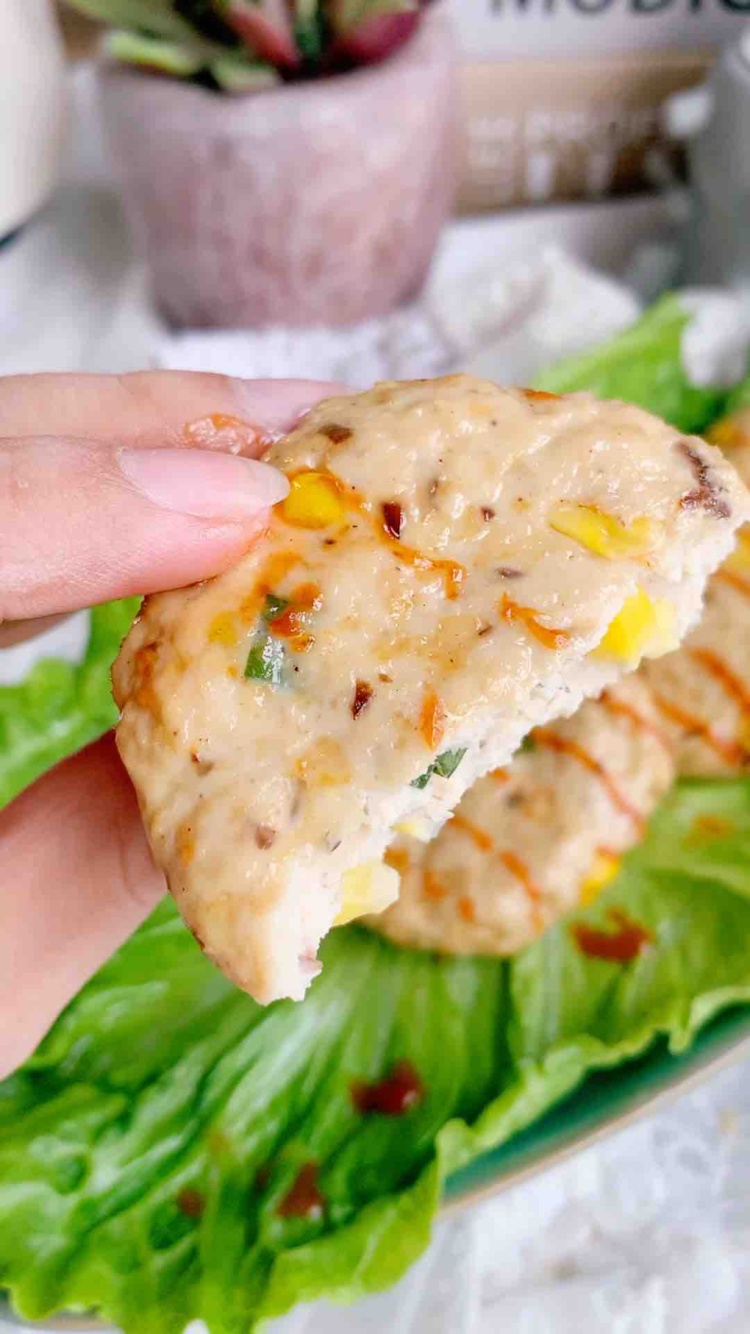 雞肉蔬菜餅的做法-家常味烤菜譜