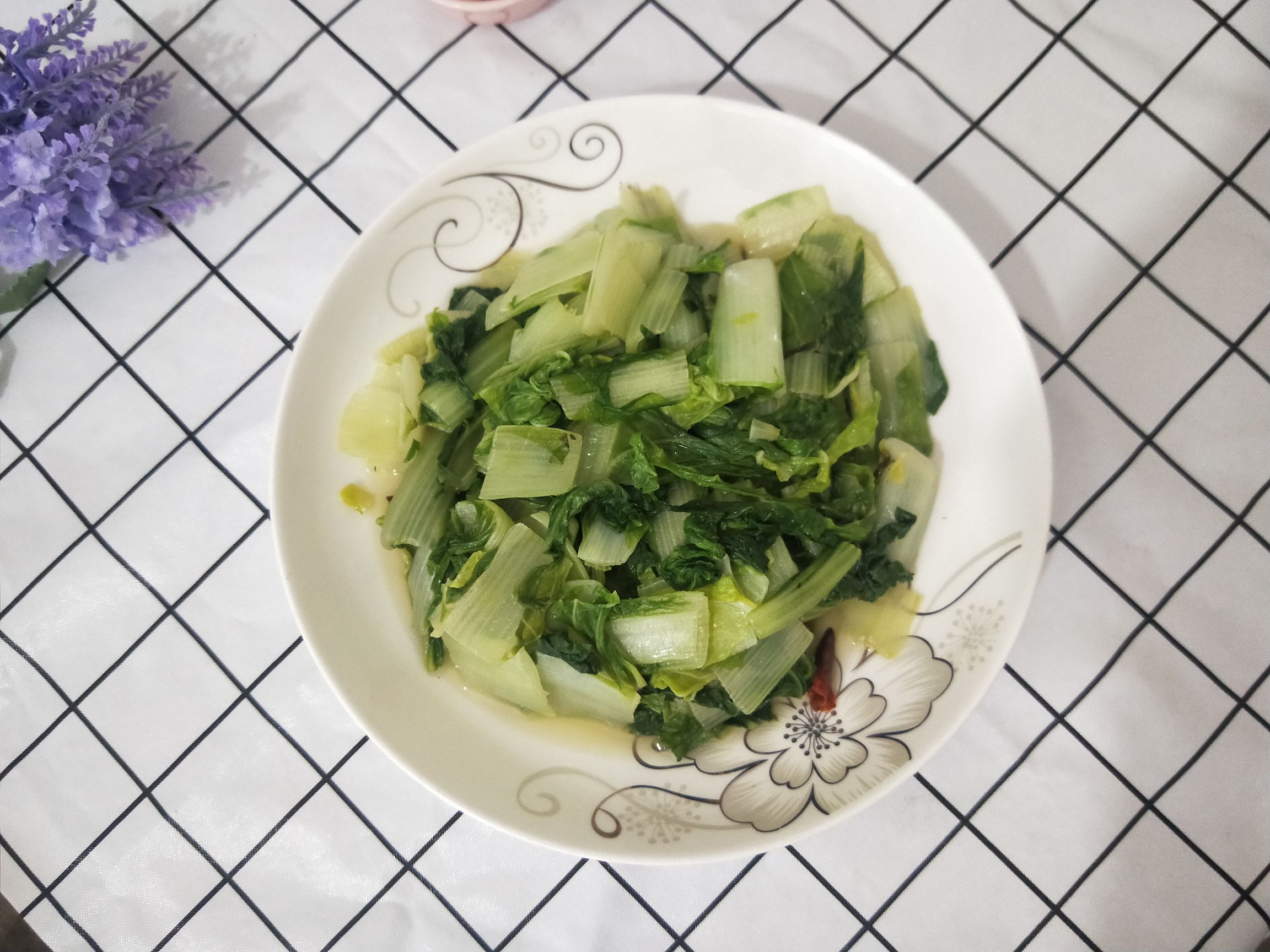 辣炒杭白菜的做法-咸鮮味炒菜譜