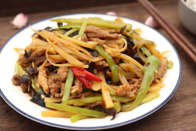 魚香土豆肉絲的做法-家常味炒菜譜