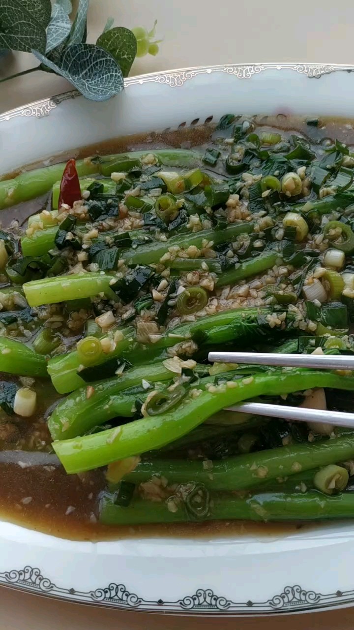 蒜香菜心的做法-家常味其它工藝菜譜