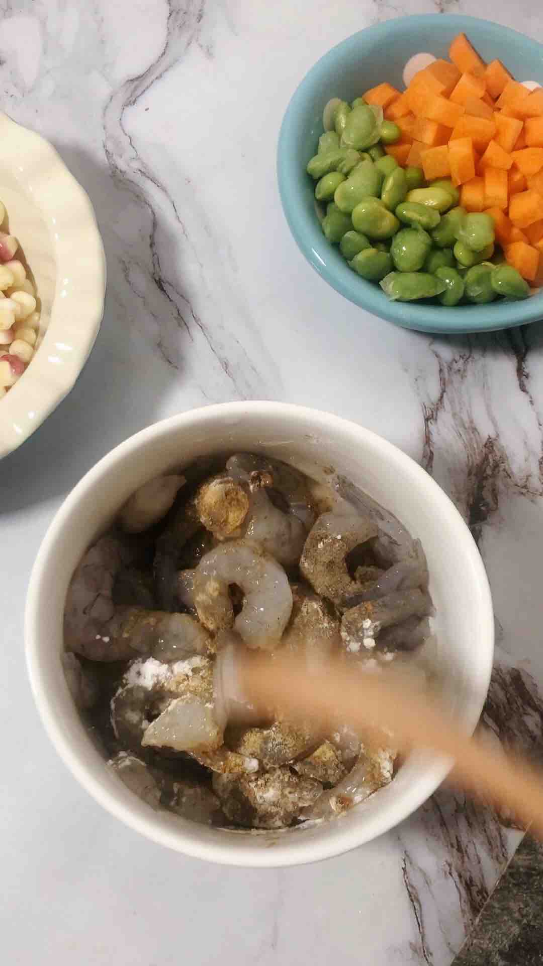 彩蔬蝦仁的做法-咸鮮味炒菜譜