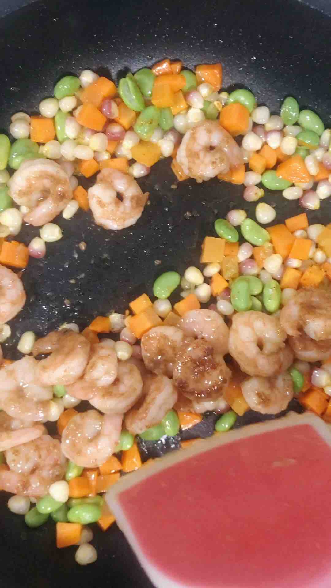 彩蔬蝦仁的做法-咸鮮味炒菜譜