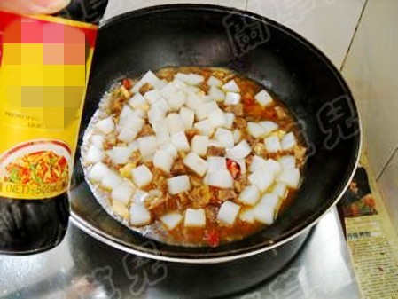 牛肉燒涼粉的做法-家常味燒菜譜