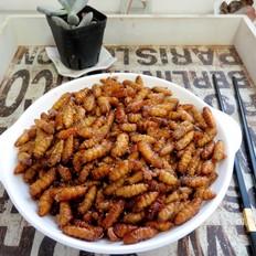 油炸蠶蛹的做法-家常味炸食譜