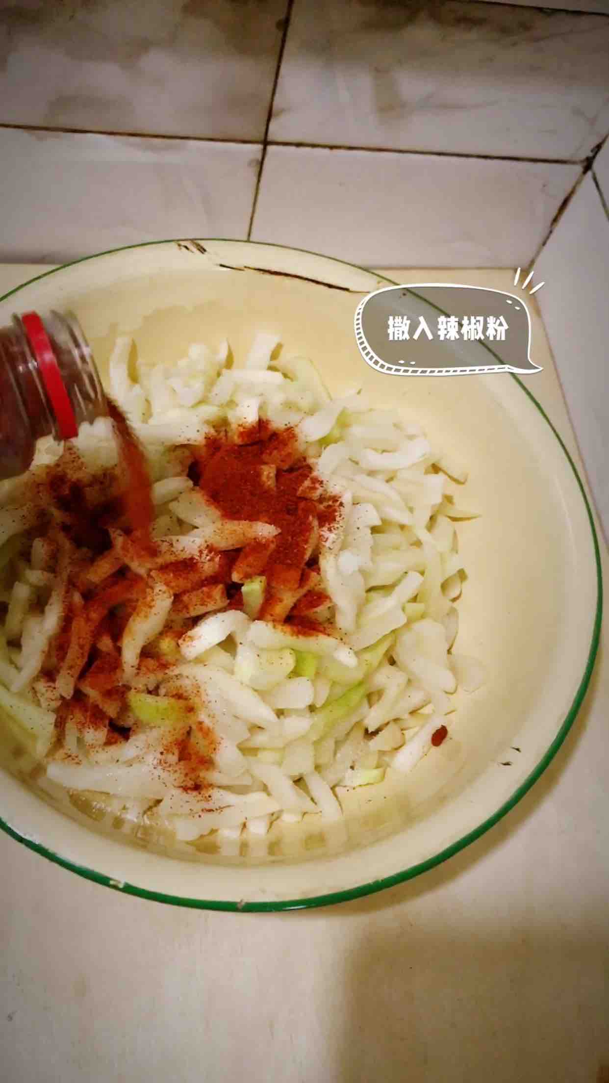 脆辣蘿卜條的做法-香辣味拌菜譜