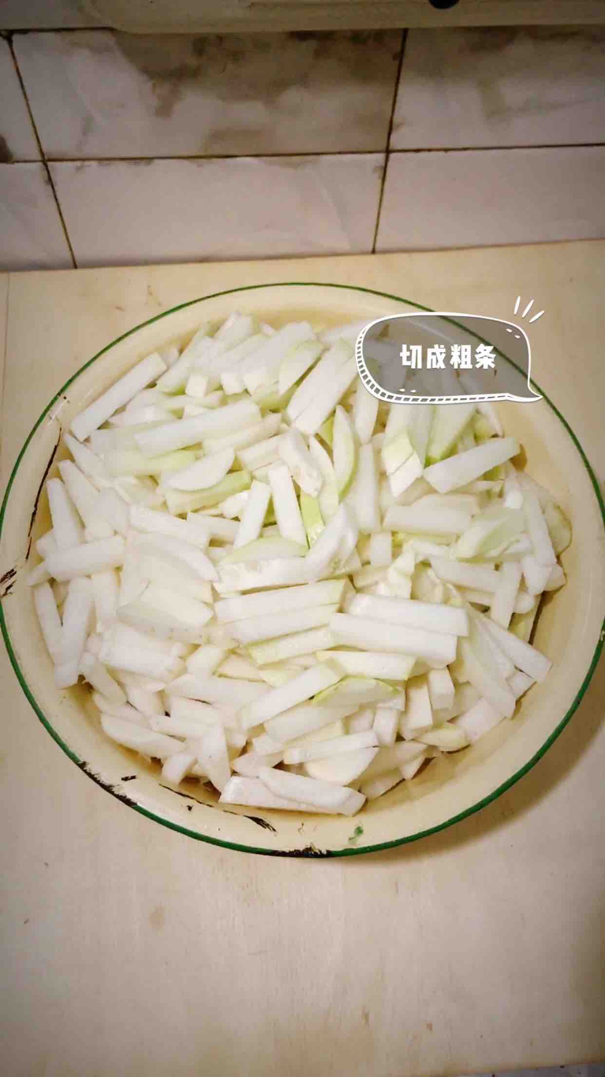脆辣蘿卜條的做法-香辣味拌菜譜