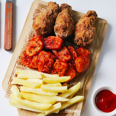 炸雞套餐的做法-家常味炸菜譜