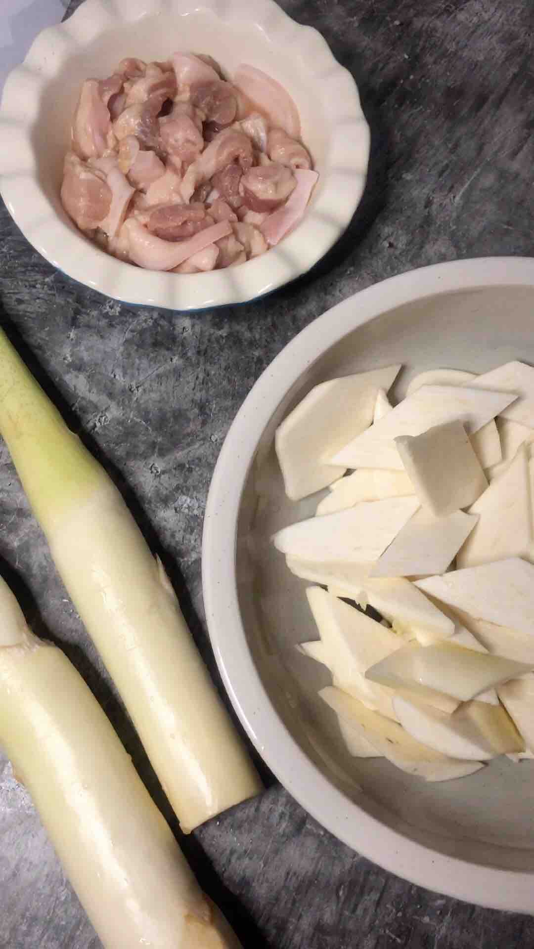 茭白炒肉的做法-家常味炒菜譜