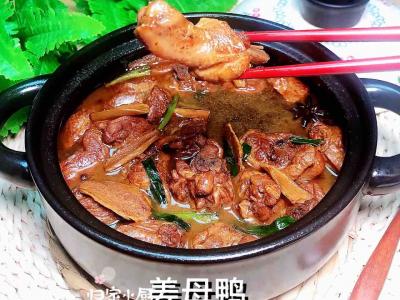 健康養(yǎng)生姜母鴨（祛暑濕肺燥、氣血雙補）的作法-咸鮮味燉菜譜