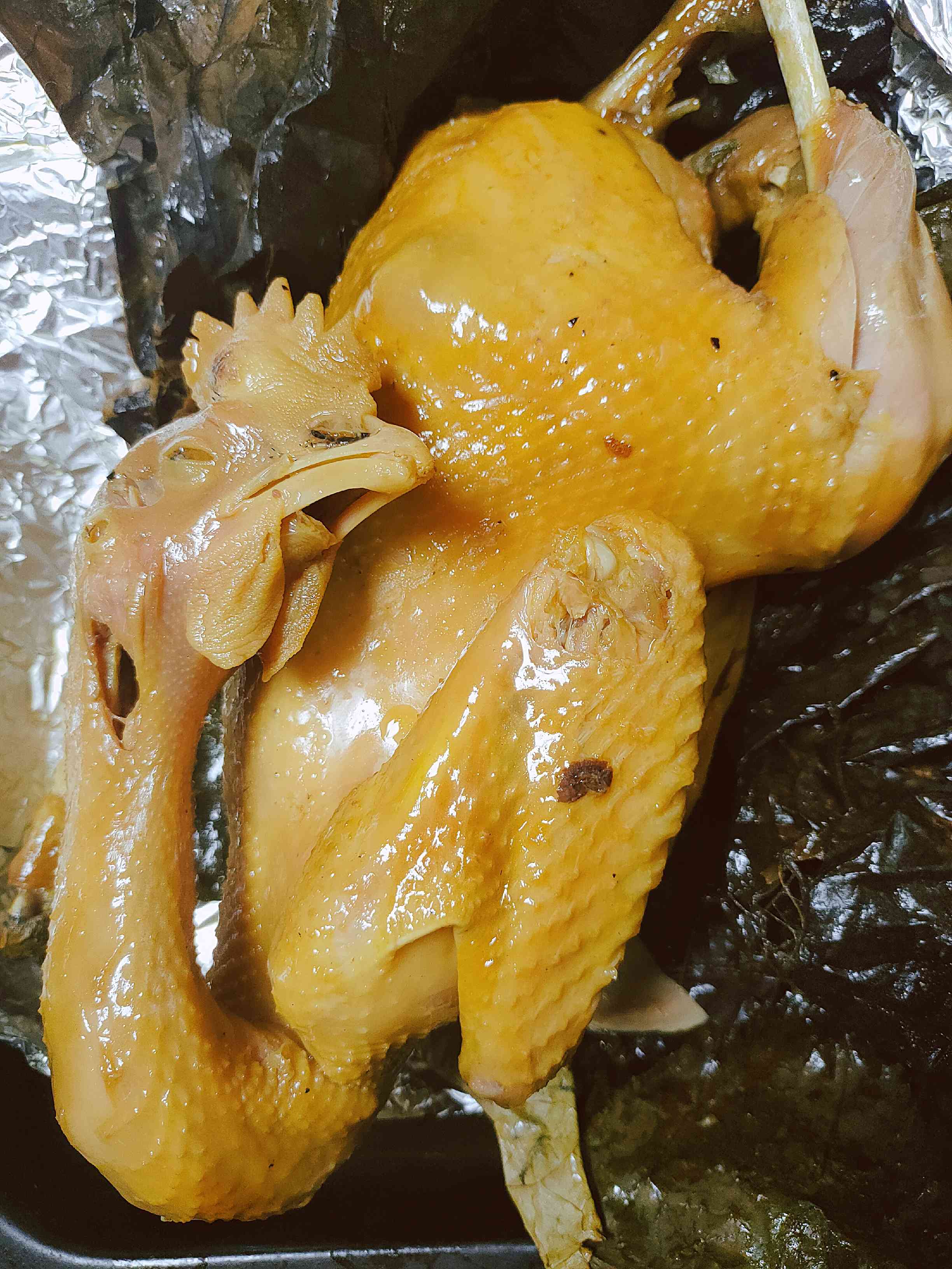 荷葉叫花雞的做法-家常味烤菜譜