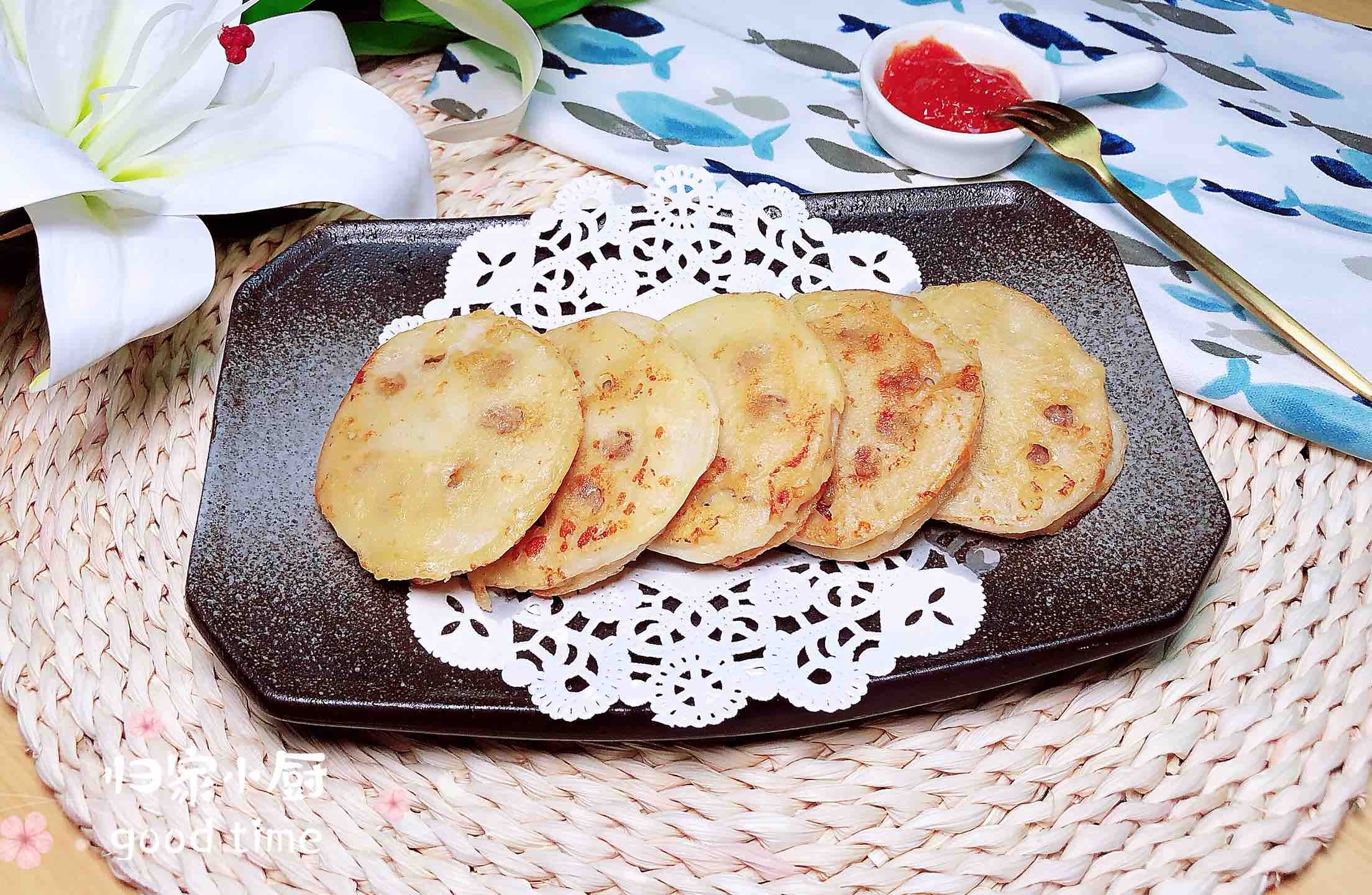 天婦羅藕合的做法-咸鮮味煎菜譜