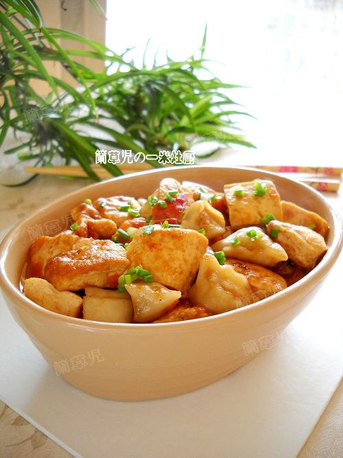 茄汁豆腐的做法-家常味燒菜譜