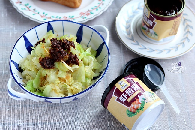 蝦蓉醬拌圓白菜的做法-咸鮮味拌菜譜