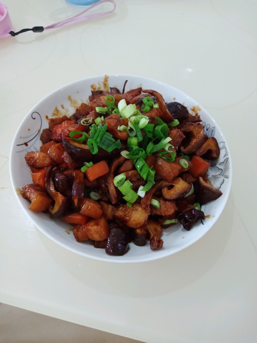 香菇紅燒肉的做法-甜味煮菜譜