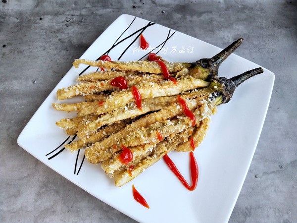 炸茄子的做法-家常味炸菜譜