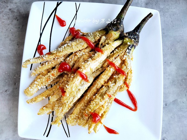 炸茄子的做法-家常味炸菜譜