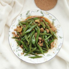 極下飯的肉末炒刀豆，娃也愛吃的做法-咸鮮味炒菜譜