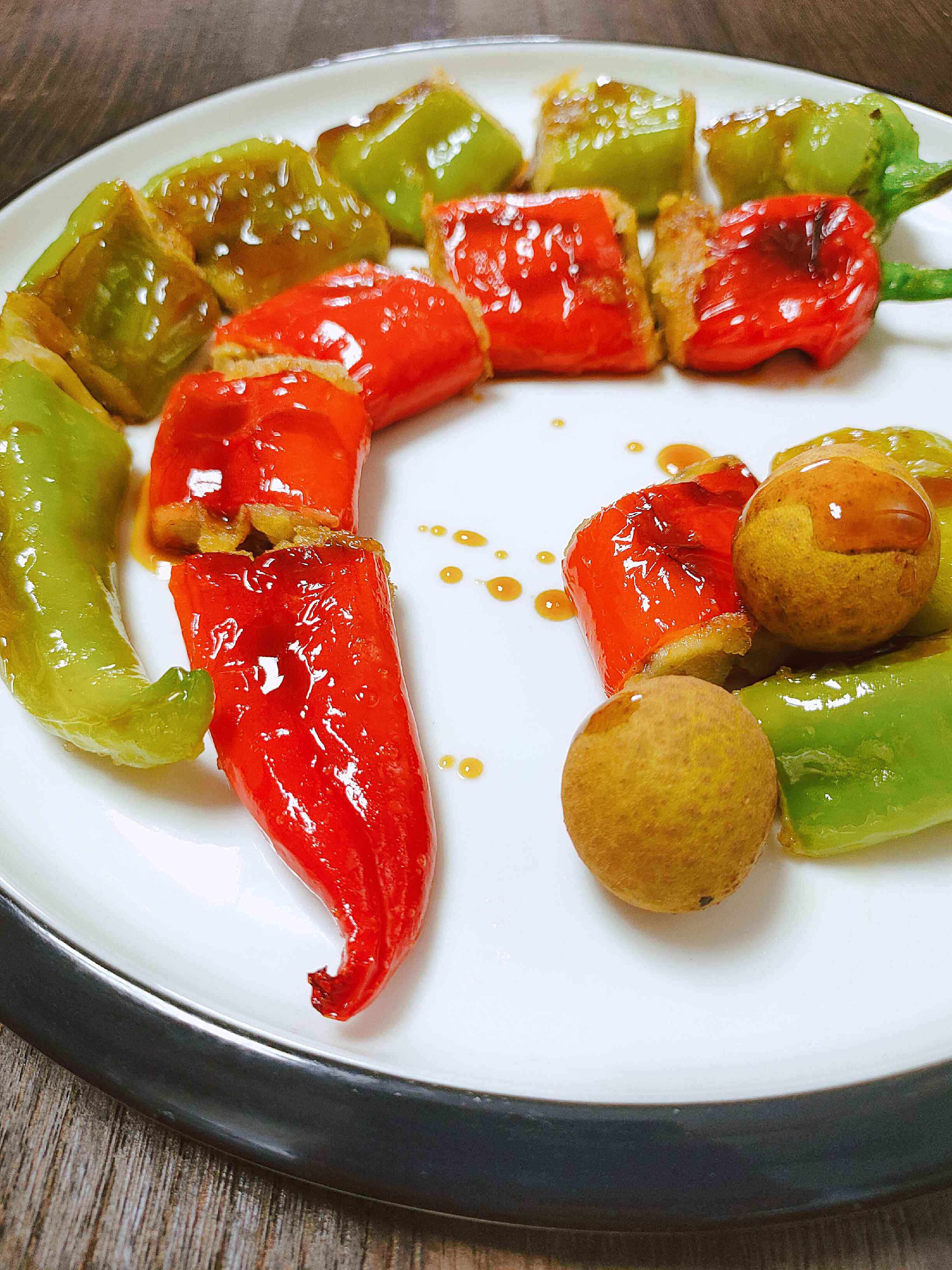 美人椒的做法-家常味煎菜譜