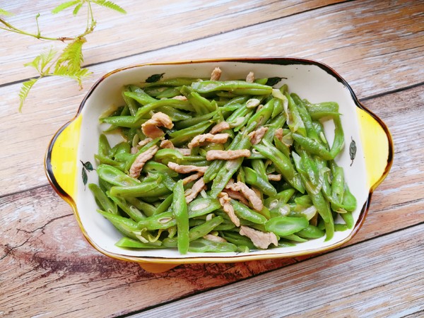 豆角炒肉絲的做法-家常味炒菜譜