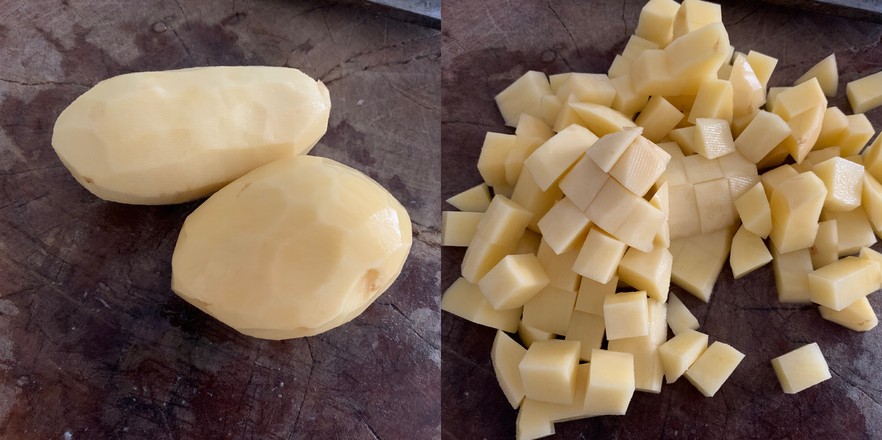 咖喱土豆雞塊的做法-咖喱味炒菜譜